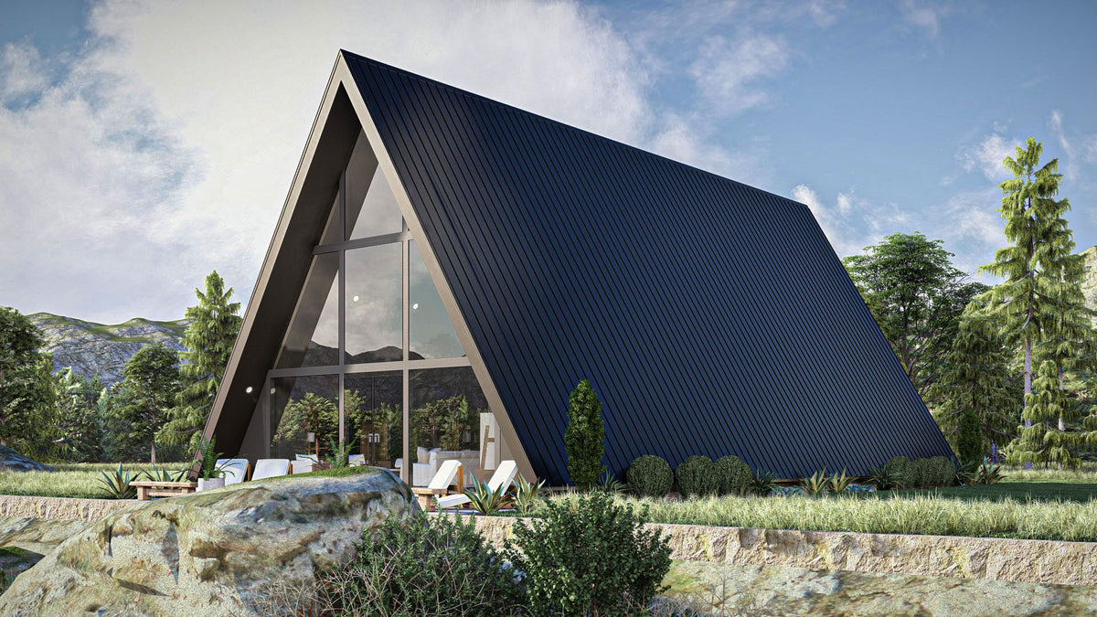 G7961-A Modern A-Frame House, 3 Bedrooms, 2 Bathrooms | Deadwood 30369 Exterior-3