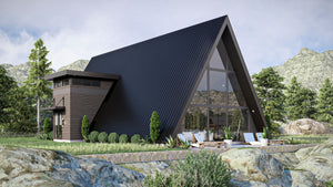 G7961-A Modern A-Frame House, 3 Bedrooms, 2 Bathrooms | Deadwood 30369 Exterior-4