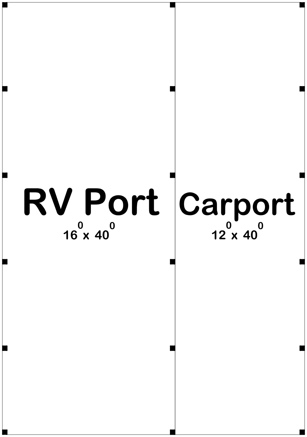 G7999-A Traditional RV Port | Eveland 30382 Floor Plan