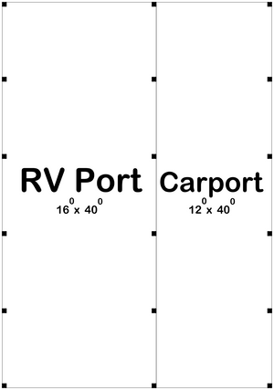 G7999-A Traditional RV Port | Eveland 30382 Floor Plan