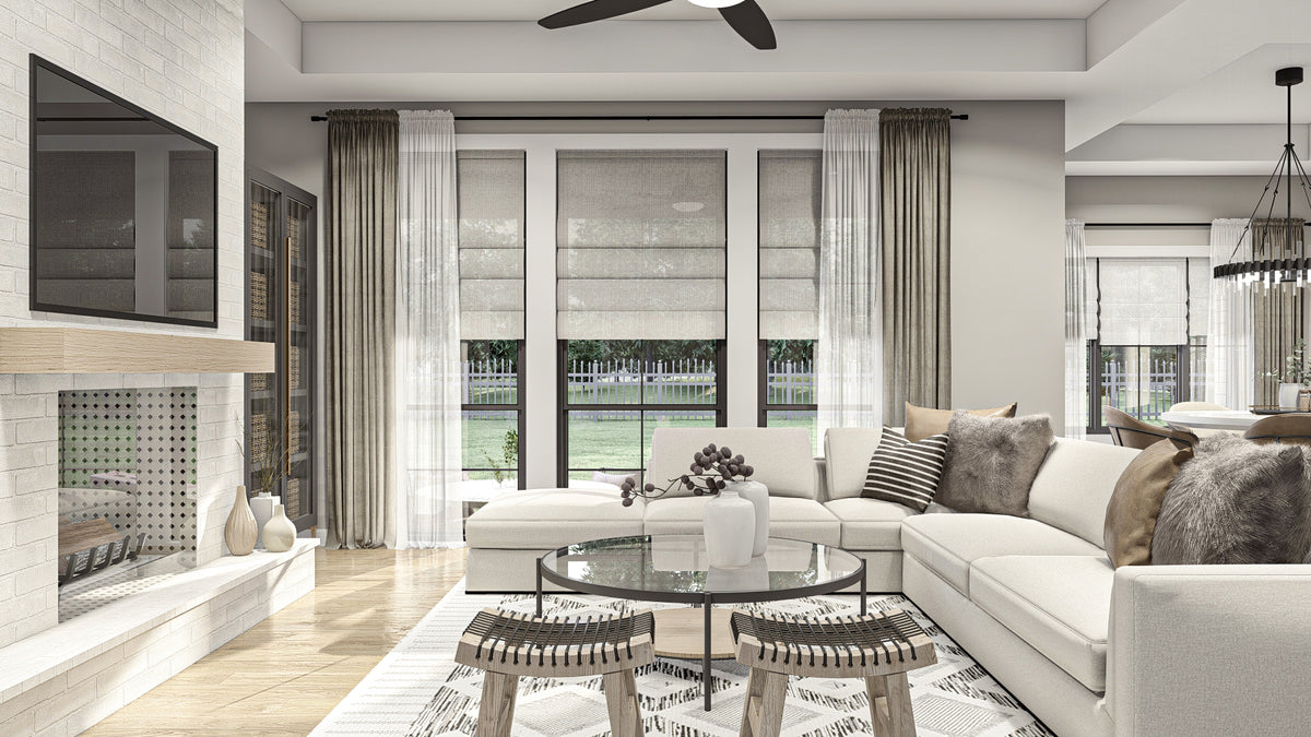 G7903-A Modern Farmhouse Great Room, 3 to 5 Bedrooms, 2 to3 Bathrooms | McClure 30397 