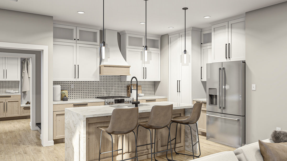 G7903-A Modern Farmhouse Kitchen, 3 to 5 Bedrooms, 2 to3 Bathrooms | McClure 30397 