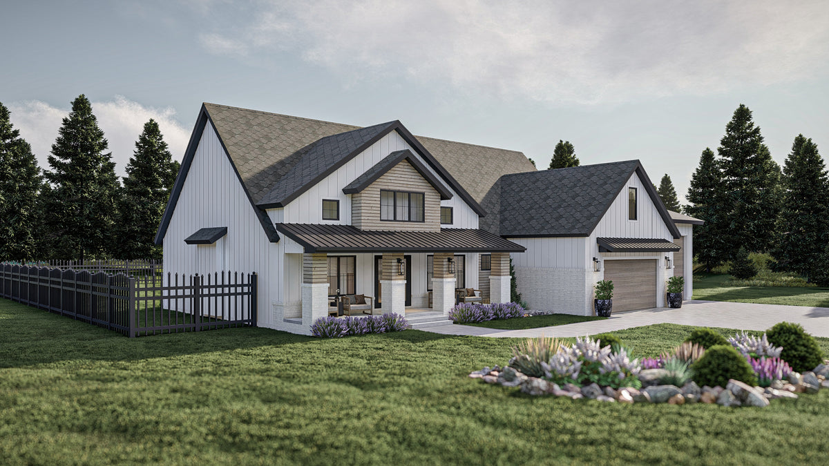 G7903-A Modern Farmhouse, 3 to 5 Bedrooms, 2 to3 Bathrooms | McClure 30397 Exterior-2