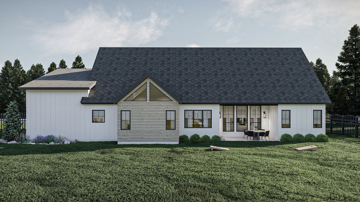 G7903-A Modern Farmhouse, 3 to 5 Bedrooms, 2 to3 Bathrooms | McClure 30397 Exterior-4