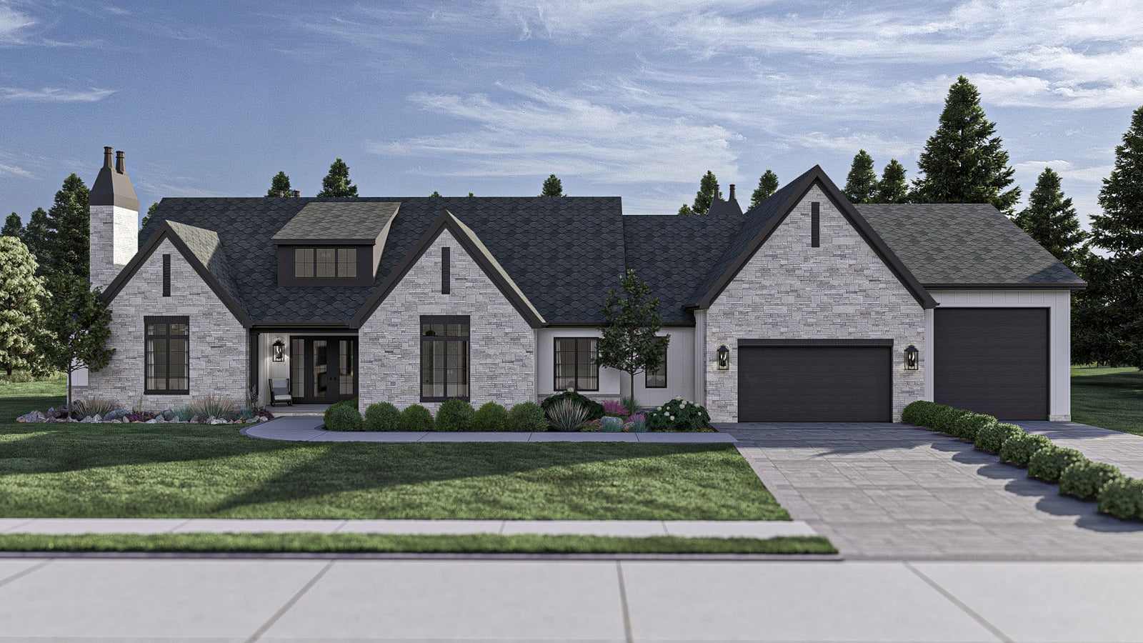 G7904-A Modern Cottage House, 3 Bedrooms, 2.5 Bathrooms | Barrett Park 30398 Exterior