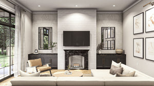 G7904-A Modern Cottage House Family Room, 3 Bedrooms, 2.5 Bathrooms | Barrett Park 30398 