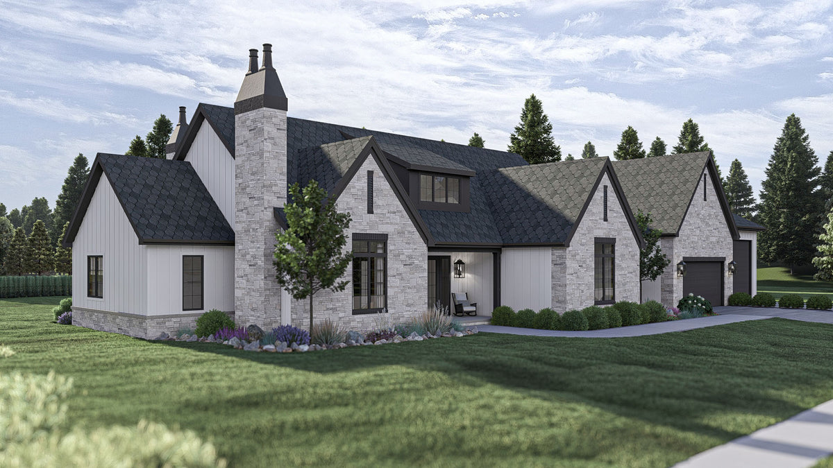 G7904-A Modern Cottage House, 3 Bedrooms, 2.5 Bathrooms | Barrett Park 30398 Exterior-2