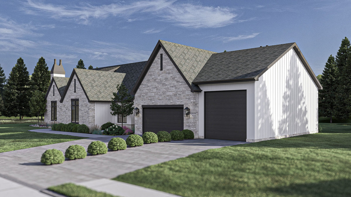G7904-A Modern Cottage House, 3 Bedrooms, 2.5 Bathrooms | Barrett Park 30398 Exterior-5
