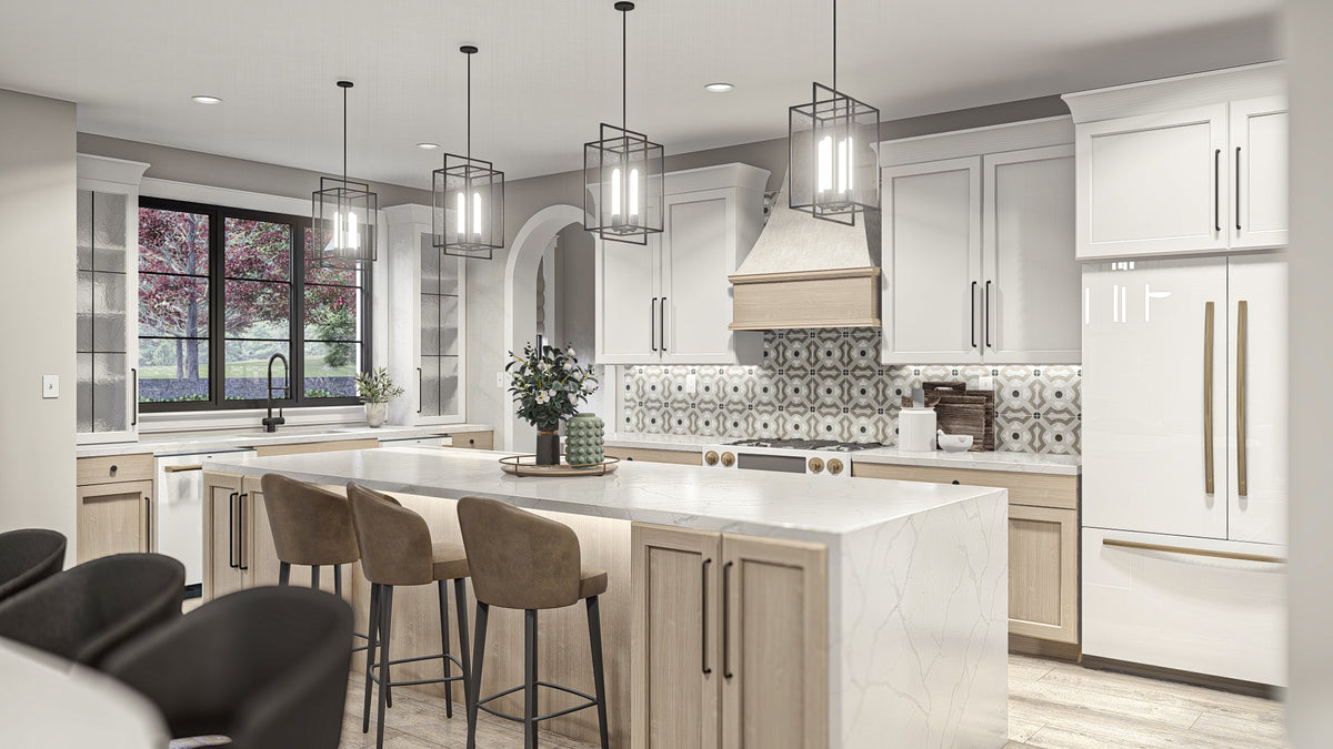 G7902-A Modern Cottage House Kitchen, 4 Bedrooms, 4.5 Bathrooms | Charlottesville 30407