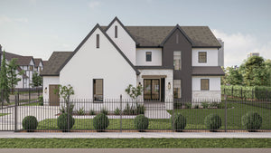 G8223-A Modern Cottage House, 5 to 7 Bedrooms, 3.5 to 5.5 Bathrooms | Marshall Way House Plan Exterior
