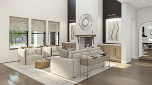 G8223-A Modern Cottage House Great Room, 5 to 7 Bedrooms, 3.5 to 5.5 Bathrooms | Marshall Way House Plan 