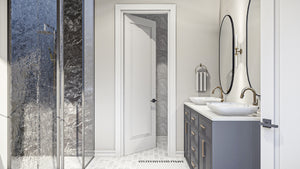 G7879-A Barndominium House Master Bathroom, 4 Bedrooms, 3.5 Bathrooms | Clear Creek 30437 