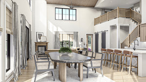 G7879-A Barndominium House Dining, 4 Bedrooms, 3.5 Bathrooms | Clear Creek 30437 