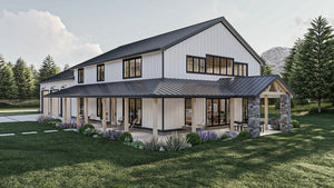 G7879-A Barndominium House, 4 Bedrooms, 3.5 Bathrooms | Clear Creek 30437 Exterior-8