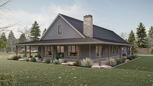 G7880-A Barndominium House, 3 Bedrooms, 2 Bathrooms | Chimney Rock 30438 Exterior