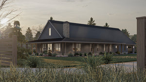 G7880-A Barndominium House, 3 Bedrooms, 2 Bathrooms | Chimney Rock 30438 Exterior-2