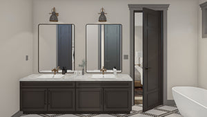 G7880-A Barndominium House Master Bathroom, 3 Bedrooms, 2 Bathrooms | Chimney Rock 30438