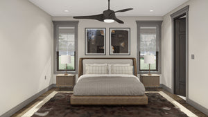 G7880-A Barndominium House Master Bedroom, 3 Bedrooms, 2 Bathrooms | Chimney Rock 30438