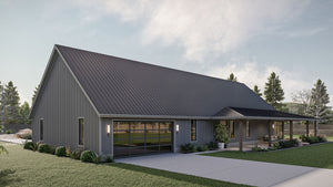 G7880-A Barndominium House, 3 Bedrooms, 2 Bathrooms | Chimney Rock 30438 Exterior-4