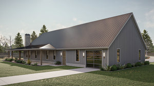 G7880-A Barndominium House, 3 Bedrooms, 2 Bathrooms | Chimney Rock 30438 Exterior-5