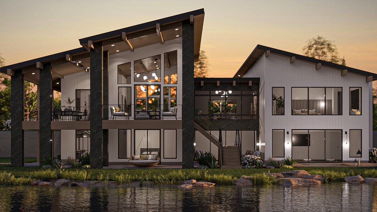 G7905-A Contemporary House, 2 Bedrooms, 2.5 Bathrooms | Marshbrooke 30458 Exterior-3
