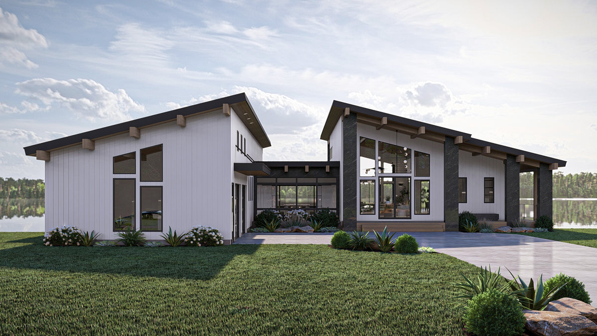 G7905-A Contemporary House, 2 Bedrooms, 2.5 Bathrooms | Marshbrooke 30458 Exterior-4