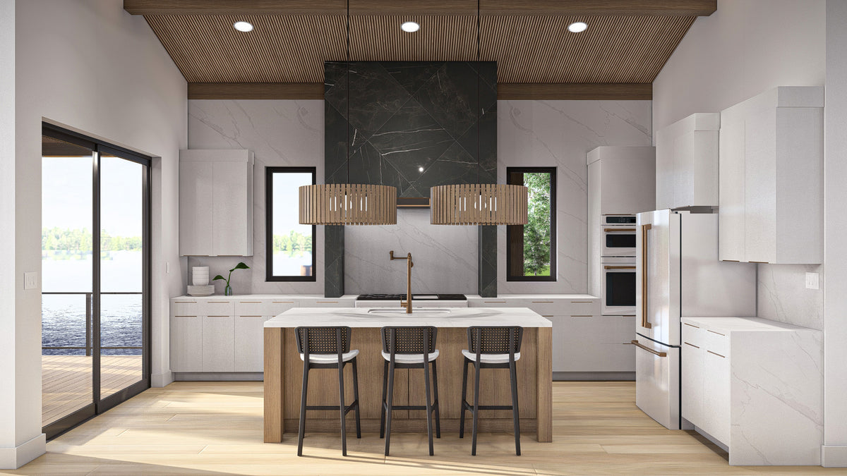 G7905-A Contemporary House Kitchen, 2 Bedrooms, 2.5 Bathrooms | Marshbrooke 30458 