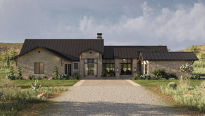 G7962-A Modern Transitional House, 3 Bedrooms, 2.5 Bathrooms | Perryville 30466 Exterior