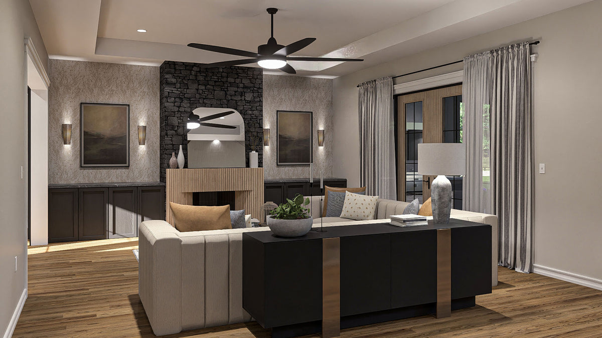 G7876-A Modern Farmhouse Great Room, 4 Bedrooms, 4 Bathrooms | Greencastle 30491