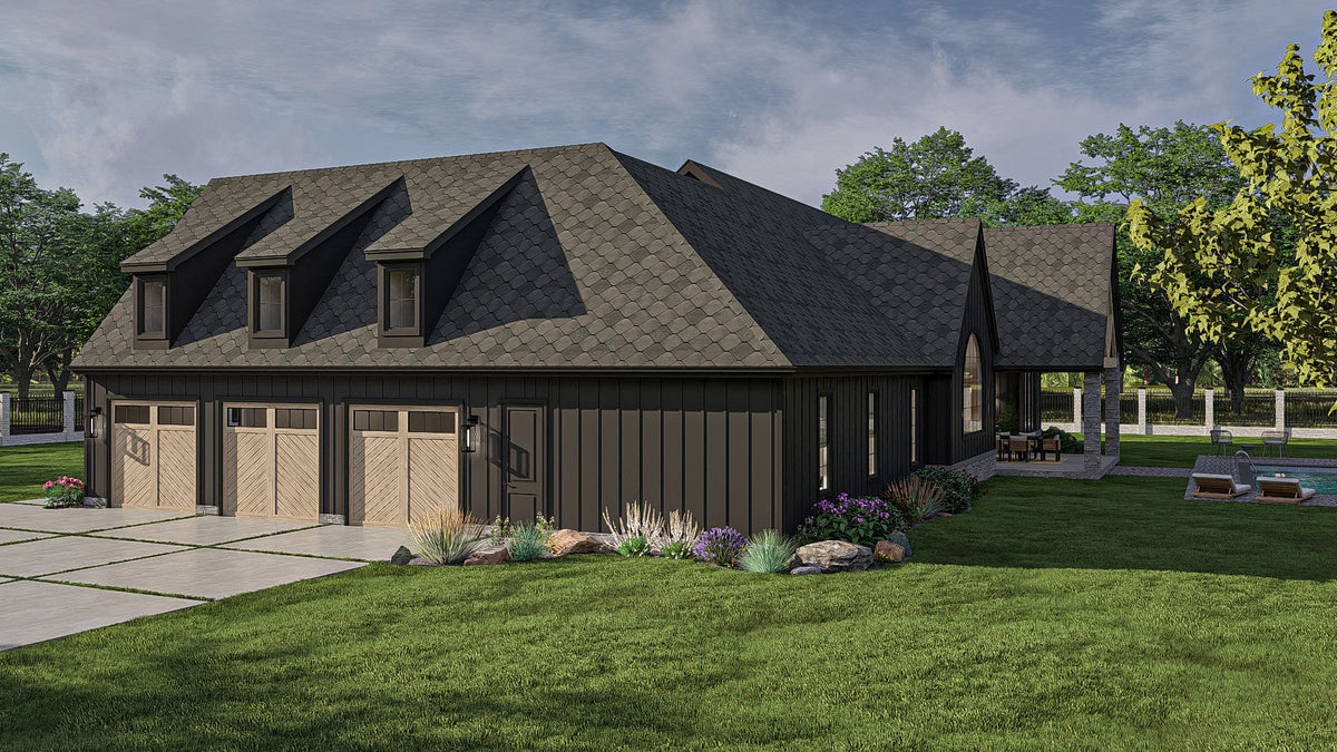G7876-A Modern Farmhouse, 4 Bedrooms, 4 Bathrooms | Greencastle 30491 Exterior-2