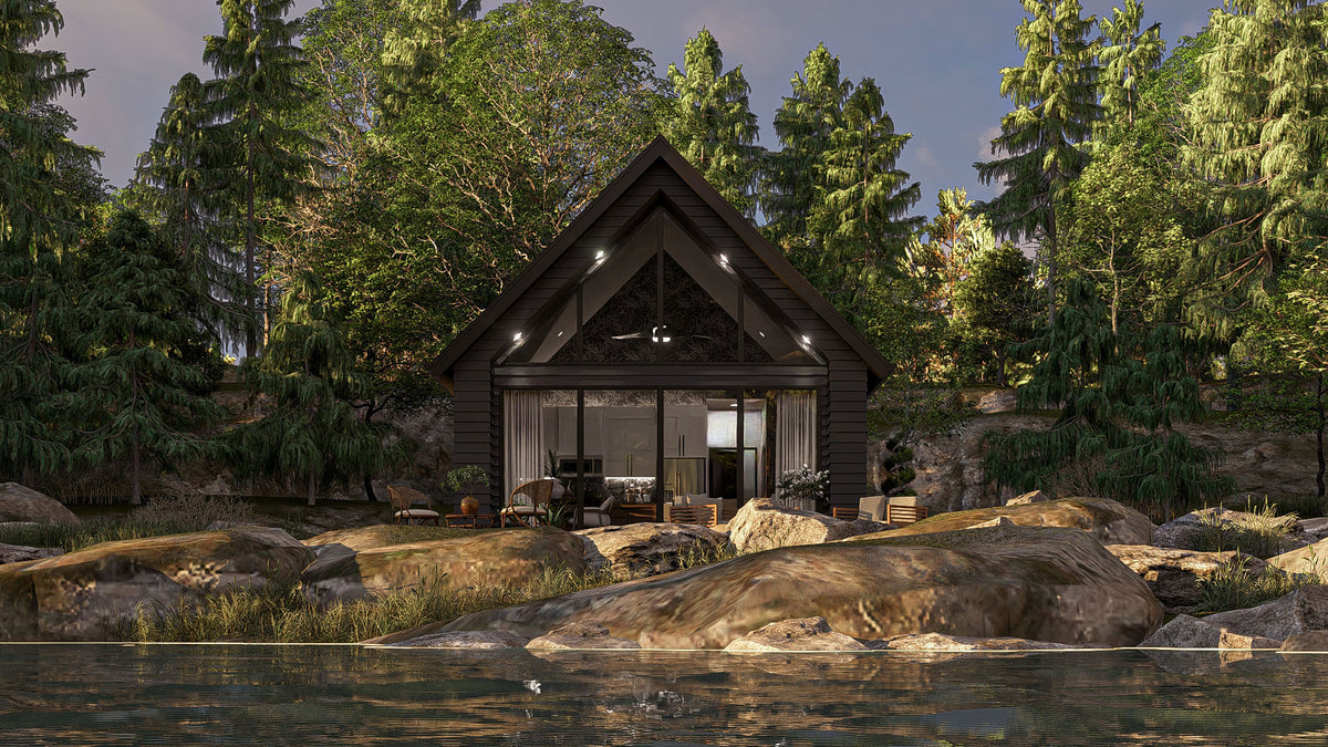 G7888-A Modern ADU House, 1 Bedroom, 1 Bathroom | Durango 30546 Exterior-3