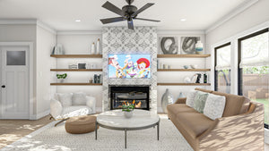 G7877-A Modern Farmhouse Quadplex Great Room, 3 Bedrooms, 2.5 Bathrooms per unit | Buttonwood 30629 