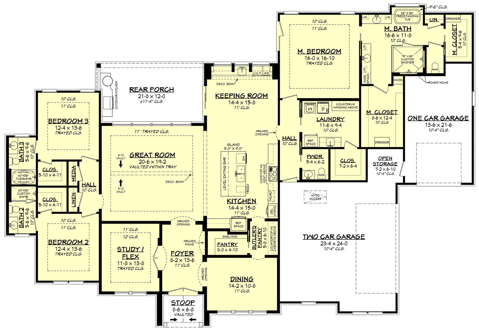 Harmon Hills House Plan - Archival Designs House Plans