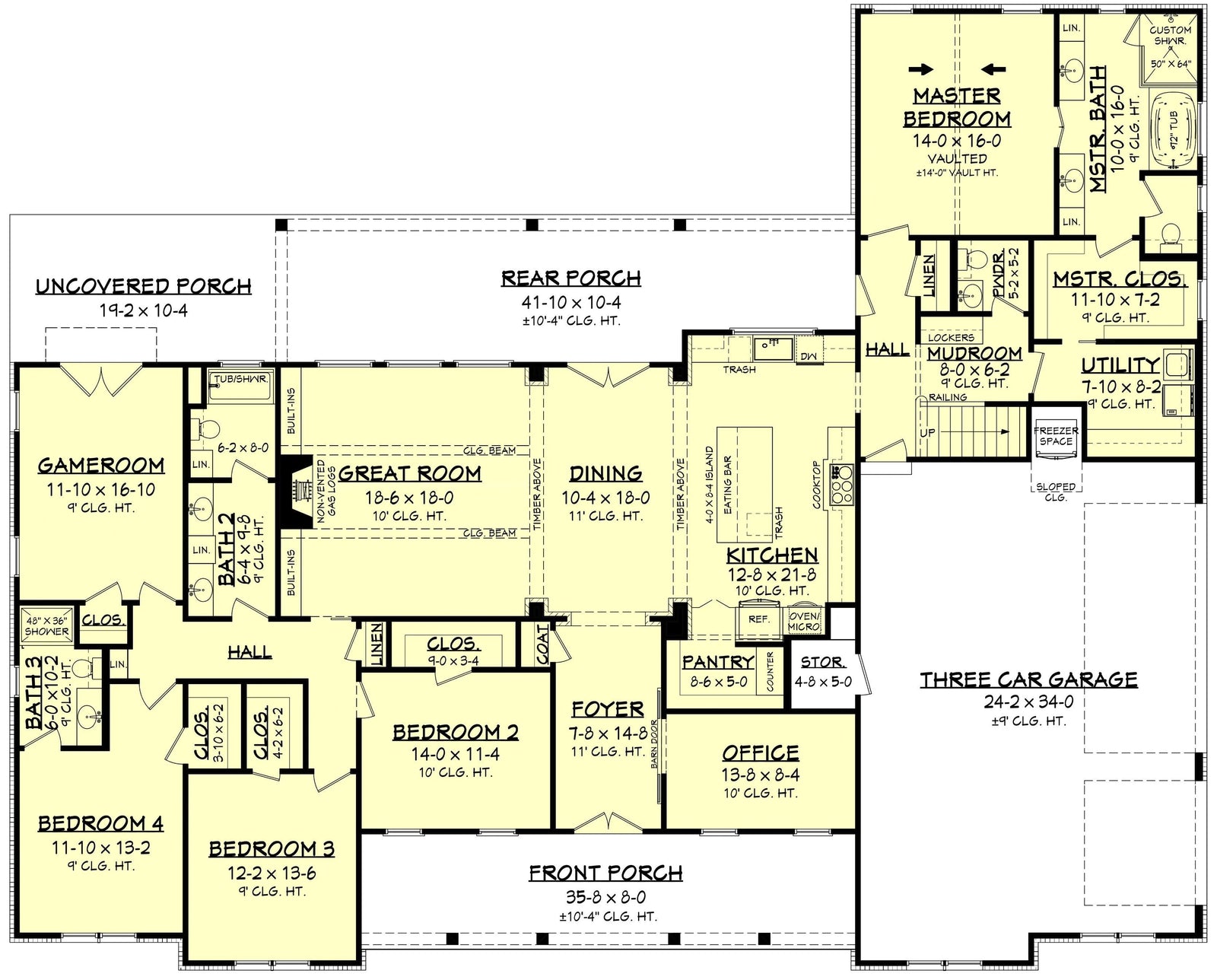 Hudson House Plan - Archival Designs House Plans