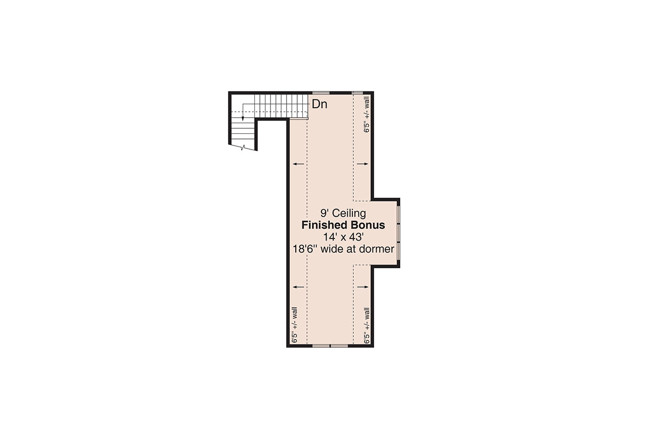 AM7668-A Craftsman House Second Floor Plan, 4 Bedrooms, 3 Bathrooms, 2 Half Bathrooms | Wintercreeper House Plan