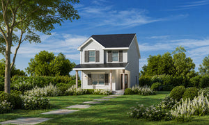 AB8292-A Traditional House, 3 Bedrooms, 2.5 Bathrooms | JoAnn House Plan Exterior