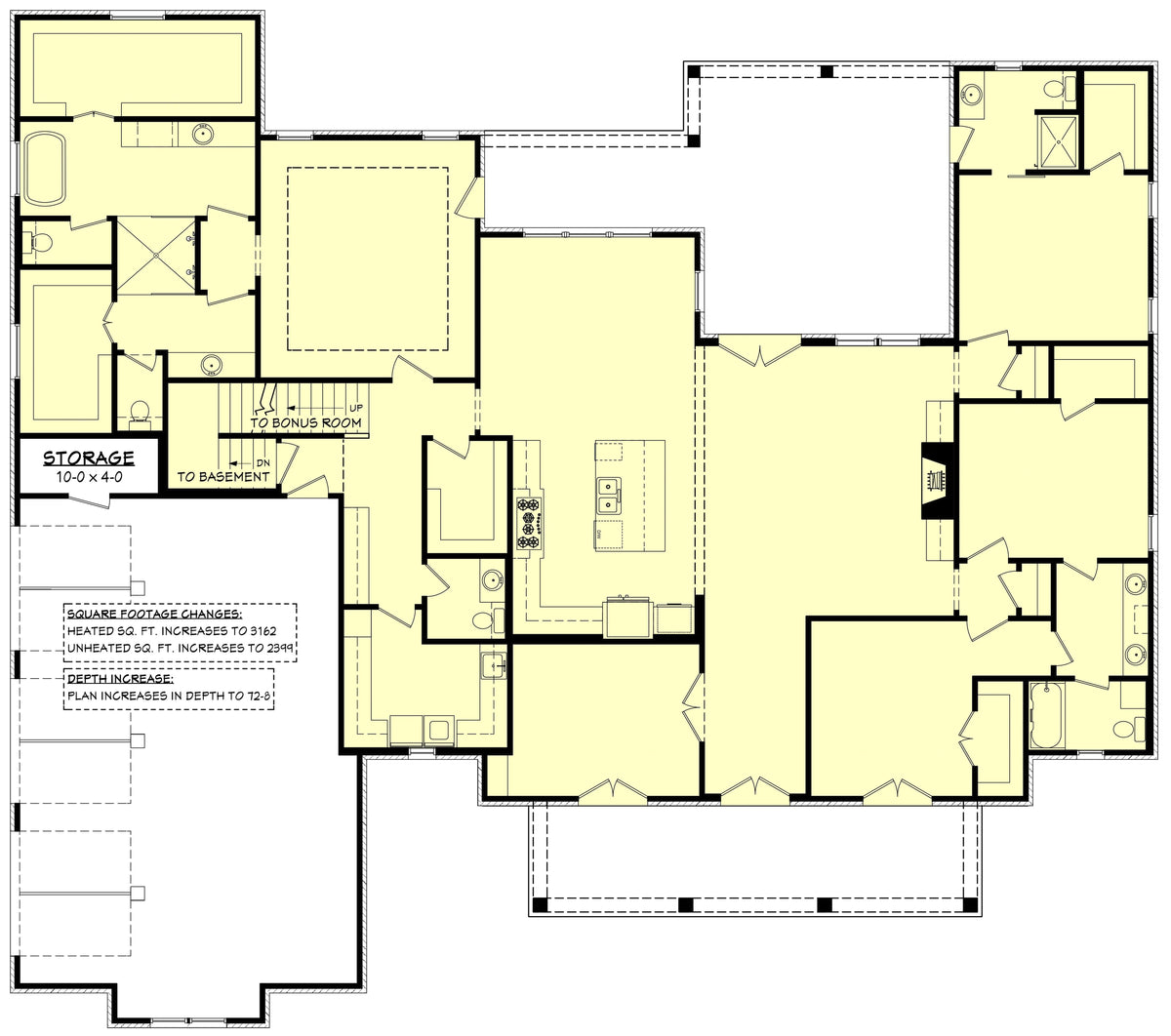 Denton House Plan - Archival Designs House Plans, floor plan