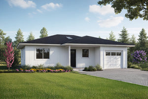 AM8113-A Cottage House, 2 Bedrooms, 2 Bathrooms | Pike Cottage House Plan Exterior