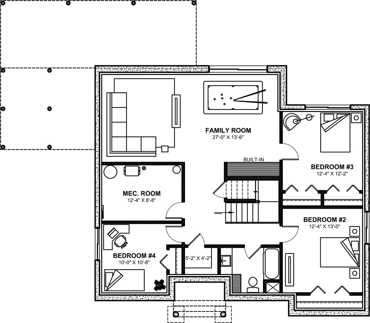 Muskoka House Basement Floor Plan