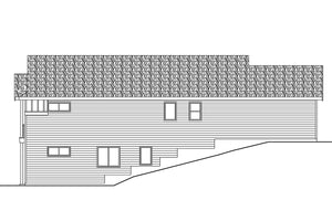 AM7936-A Cottage House, 3 Bedrooms, 2.5 Bathrooms | 31-437 Pinecrest Left Elevation