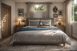 AM7936-A Cottage House Master Bedroom, 3 Bedrooms, 2.5 Bathrooms | 31-437 Pinecrest