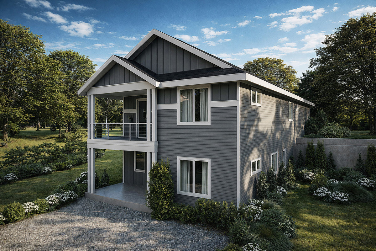 AM7936-A Cottage House, 3 Bedrooms, 2.5 Bathrooms | 31-437 Pinecrest Exterior-2