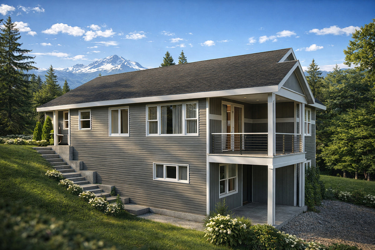 AM7936-A Cottage House, 3 Bedrooms, 2.5 Bathrooms | 31-437 Pinecrest Exterior-3