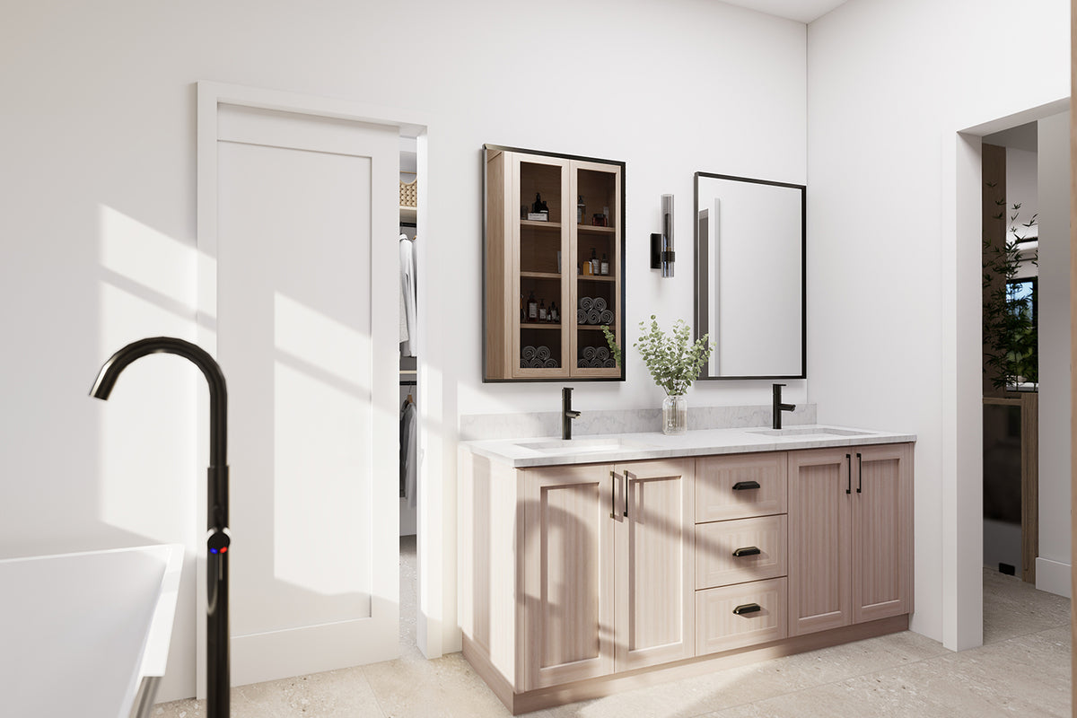 T8015-A Modern Farmhouse Bathroom, 1 to 3 Bedrooms, 1 to 2 Bathrooms | Cedar Grove 2 