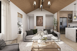 T8015-A Modern Farmhouse Living Room, 1 to 3 Bedrooms, 1 to 2 Bathrooms | Cedar Grove 2 