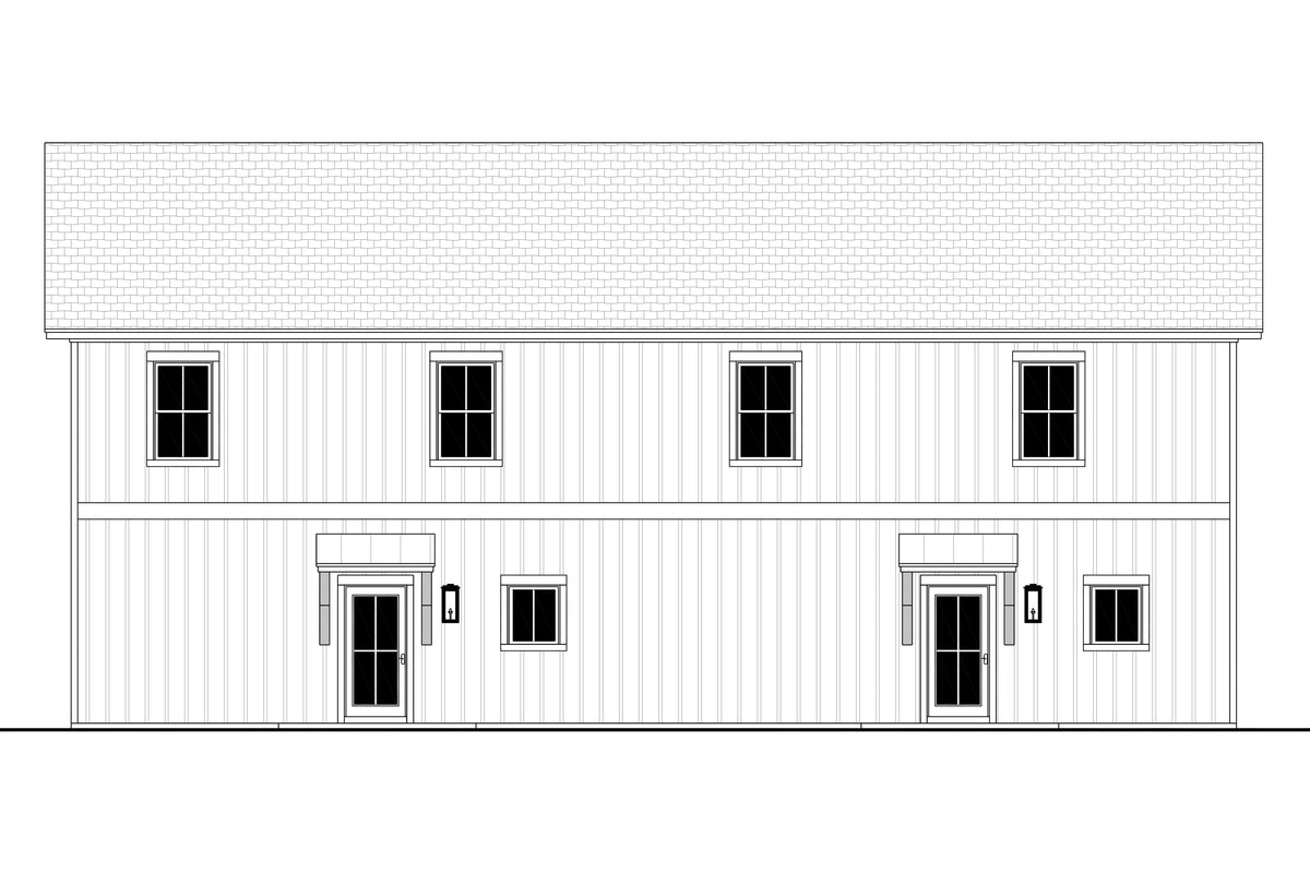 Evans Duplex House Plan