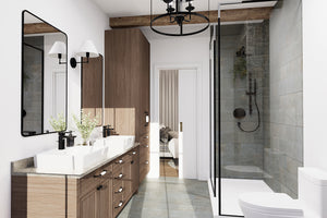 T8018-A Modern Farmhouse Bathroom, 1 Bedroom, 1.5 Bathrooms | Chatelain 