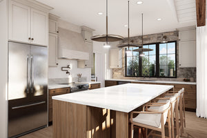 T8018-A Modern Farmhouse Kitchen, 1 Bedroom, 1.5 Bathrooms | Chatelain 