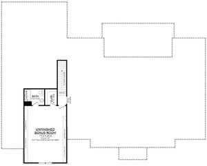 H7276-A Bolton House Bonus Room Floor Plan