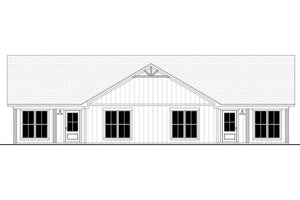 H8220-A Traditional Duplex House, 8 Bedrooms, 6 Bathrooms | Ashton Hollow Duplex House Plan Front CAD